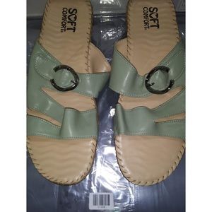 Soft Comfort Woman Sandals WIth Buckle Strap